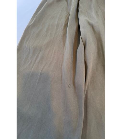 Max Studio Wide Leg Pull On Pants Womens XL Green Career Office Boho Chic - Picture 14 of 16